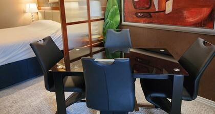 Penthouse Studio with Balcony! Strip View