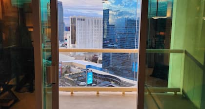 Penthouse Studio with Balcony! Strip View