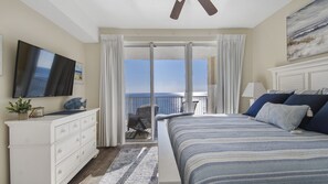 2 bedrooms, iron/ironing board, free WiFi, bed sheets - Tropic Winds 1608 - Beachfront condo! Beach chair service included! (Panama City Beach)