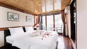 Camera Luxury con letto matrimoniale o 2 letti singoli, balcone | Biancheria da letto di alta qualità, con stile personalizzato