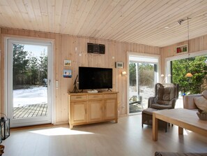 Fernseher, Kamin