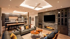 Téléviseur, foyer, bureau