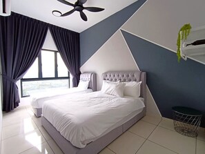 3 bedrooms, desk, soundproofing, iron/ironing board - 1512 The Horizon @ Ipoh Stay (Ipoh)