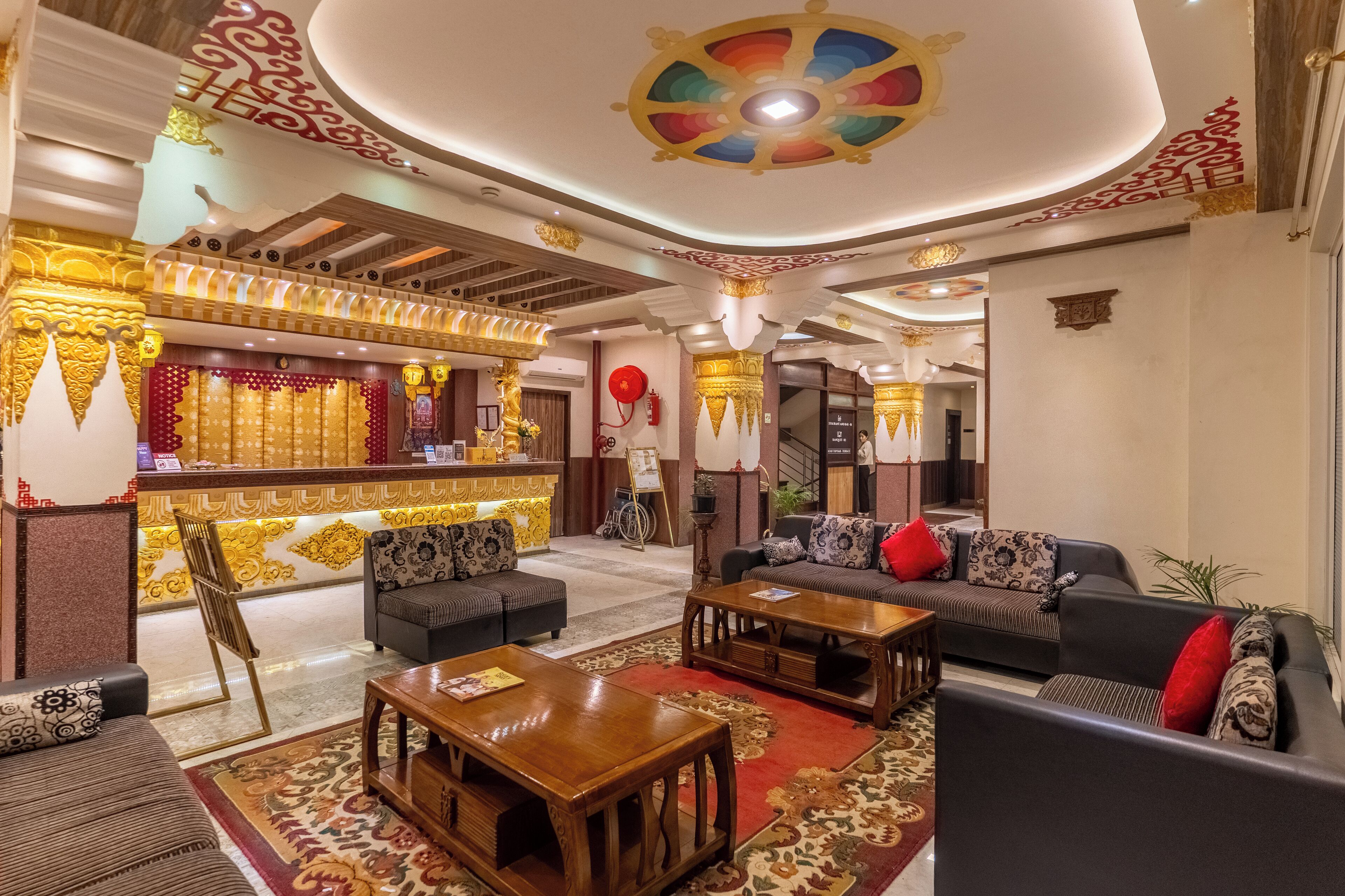 Lobby sitting area