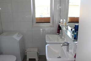 Shower, hair dryer