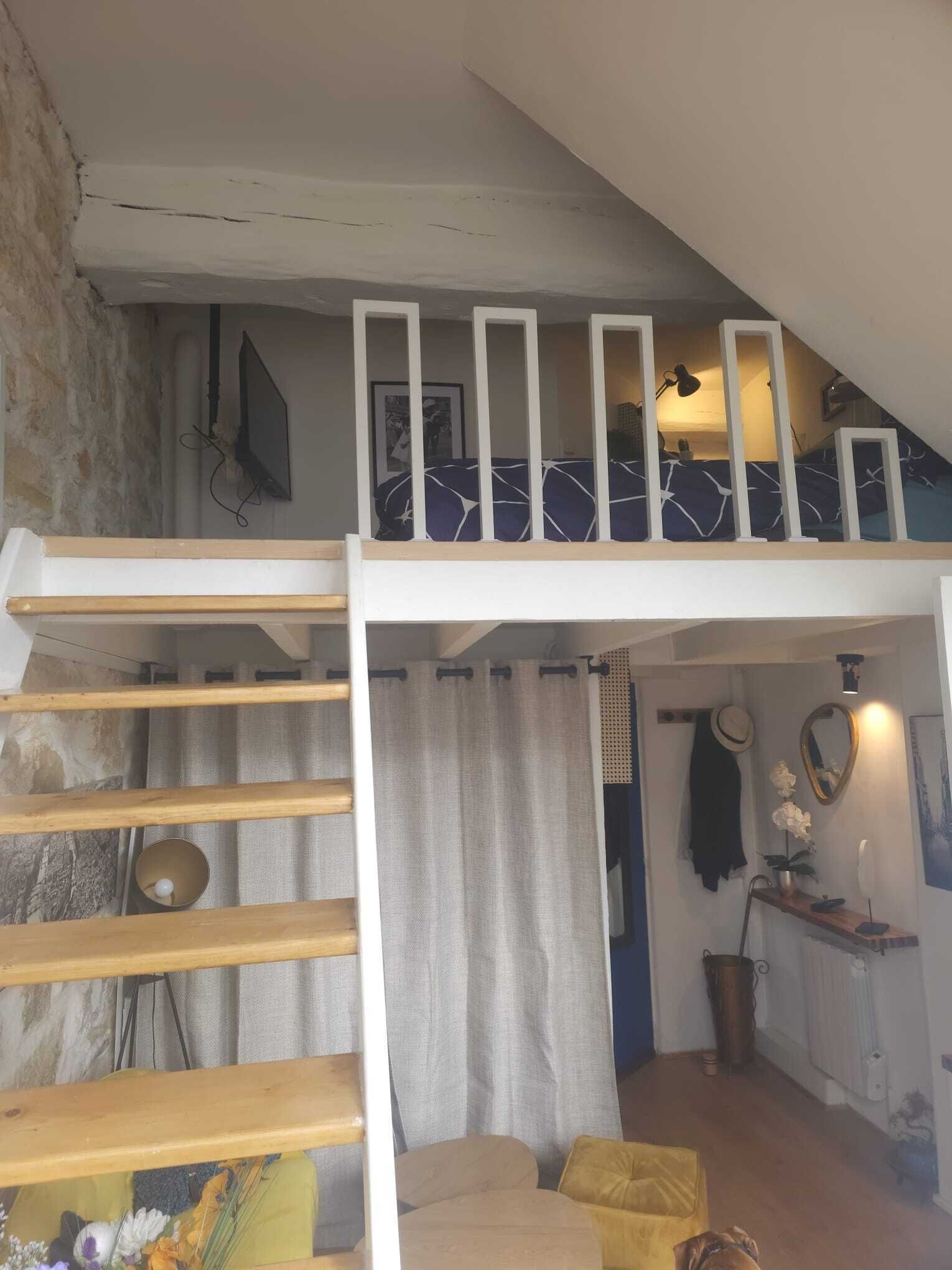 1 chambre, fer et planche à repasser, Wi-Fi gratuit, draps fournis