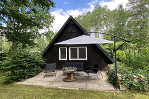 Outdoor dining - Holiday home Seehütte (Kleisaubernitz)