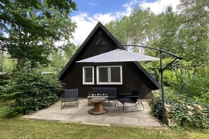 Outdoor dining - Holiday home Seehütte (Kleisaubernitz)