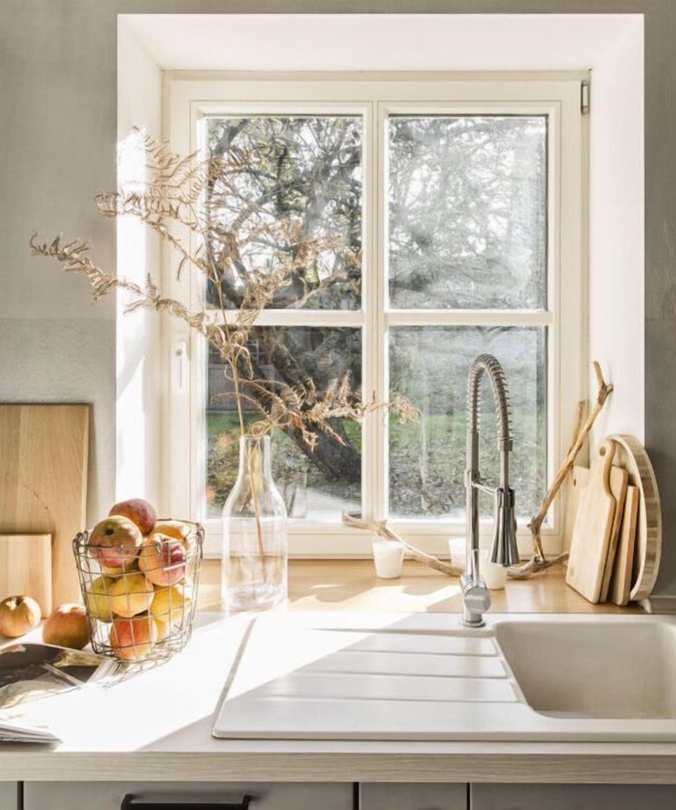 Fridge, oven, stovetop, coffee/tea maker