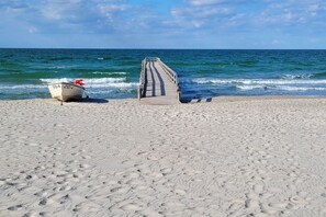Tæt på stranden