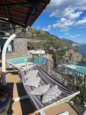 Seasonal outdoor pool, pool loungers - Villa Stone (Vico Equense)