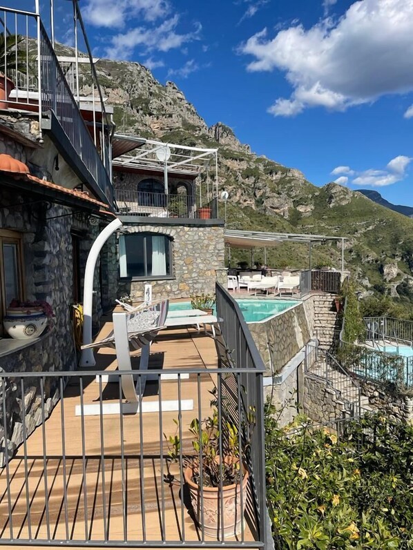 Panoramic Villa | Terrace/patio - Villa Stone (Vico Equense)