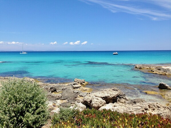 Una spiaggia nelle vicinanze