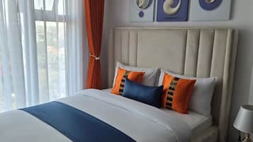 Deluxe Studio | Individually decorated, individually furnished, free WiFi, bed sheets