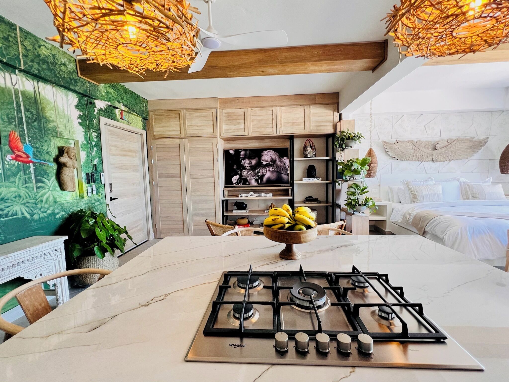 1 多间卧室、熨斗/熨衣板、WiFi、床单