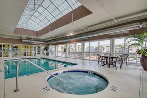 Indoor pool, outdoor pool