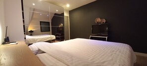 3 soveværelser, skrivebord, strygejern/strygebræt, gratis Wi-Fi