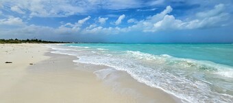 Luxury beach villa in paradise.