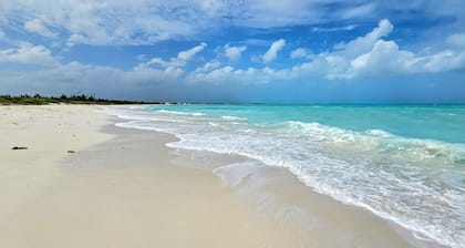 Luxury beach villa in paradise.