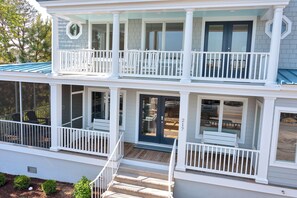 Exterior detail - The Crown Jewel of Bethany Beach! Sleeps 23 | 9 bed, 12 bath, East of Rt 1 and close to all Bethany has to offer, Beach, Restaurants, Shops & Entertainment! (Bethany Beach)