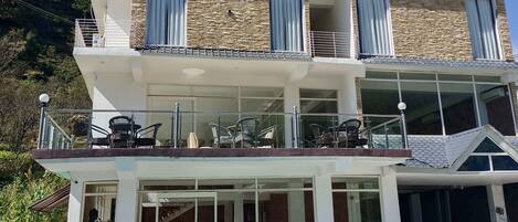 Voorkant van accommodatie