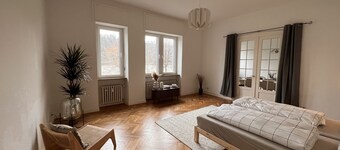 Historisches Apartment mit Rheinblick