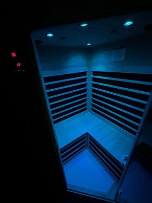 Sauna - Charming east side home with gym, sauna and outdoor TV for RNC! (Milwaukee)