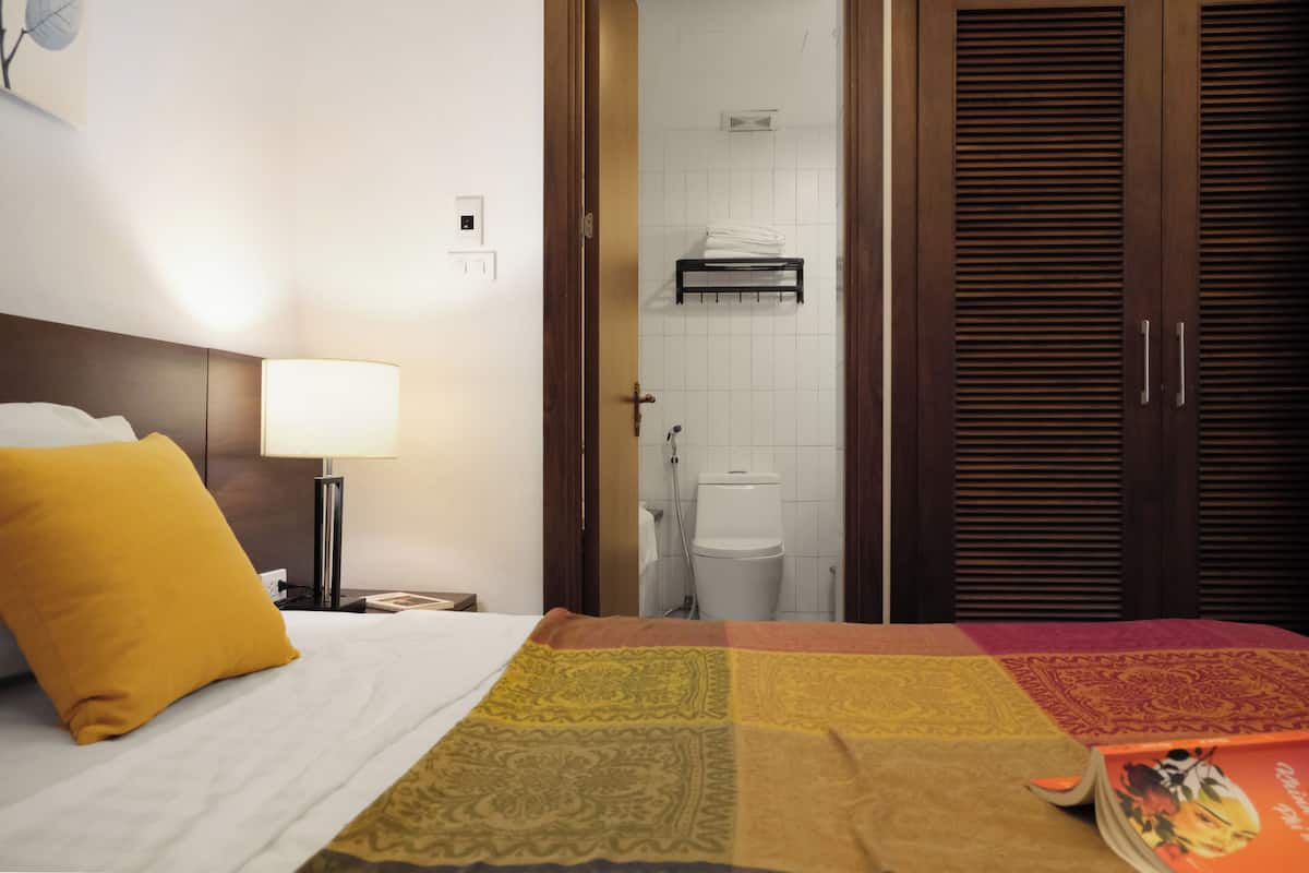 1 dormitorio, espacio para trabajar con un portátil, wifi gratis