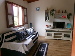 TV connectée, cheminée