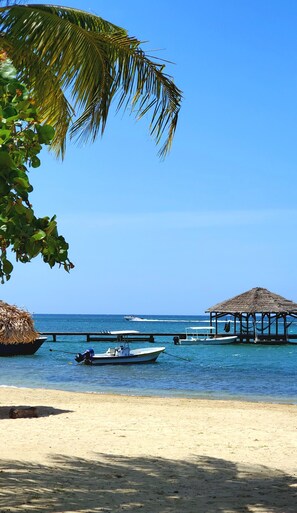 Beach - Tranquil Beachfront Bungalow, Gated Resort, Pool, Bar, Restaurant, Security 24/7 (Roatan)