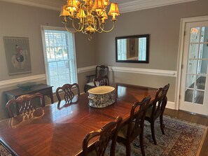 Dining - Master's Week Rental- Golf Course View and 22 miles to Augusta National  (Aiken)