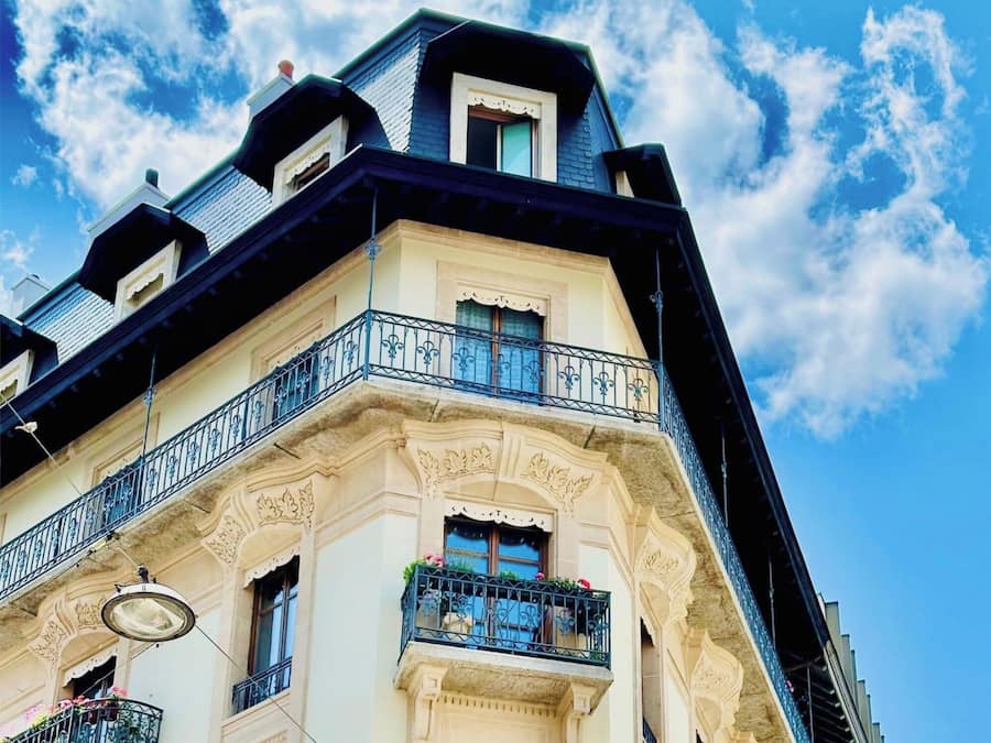 Fassade der Unterkunft