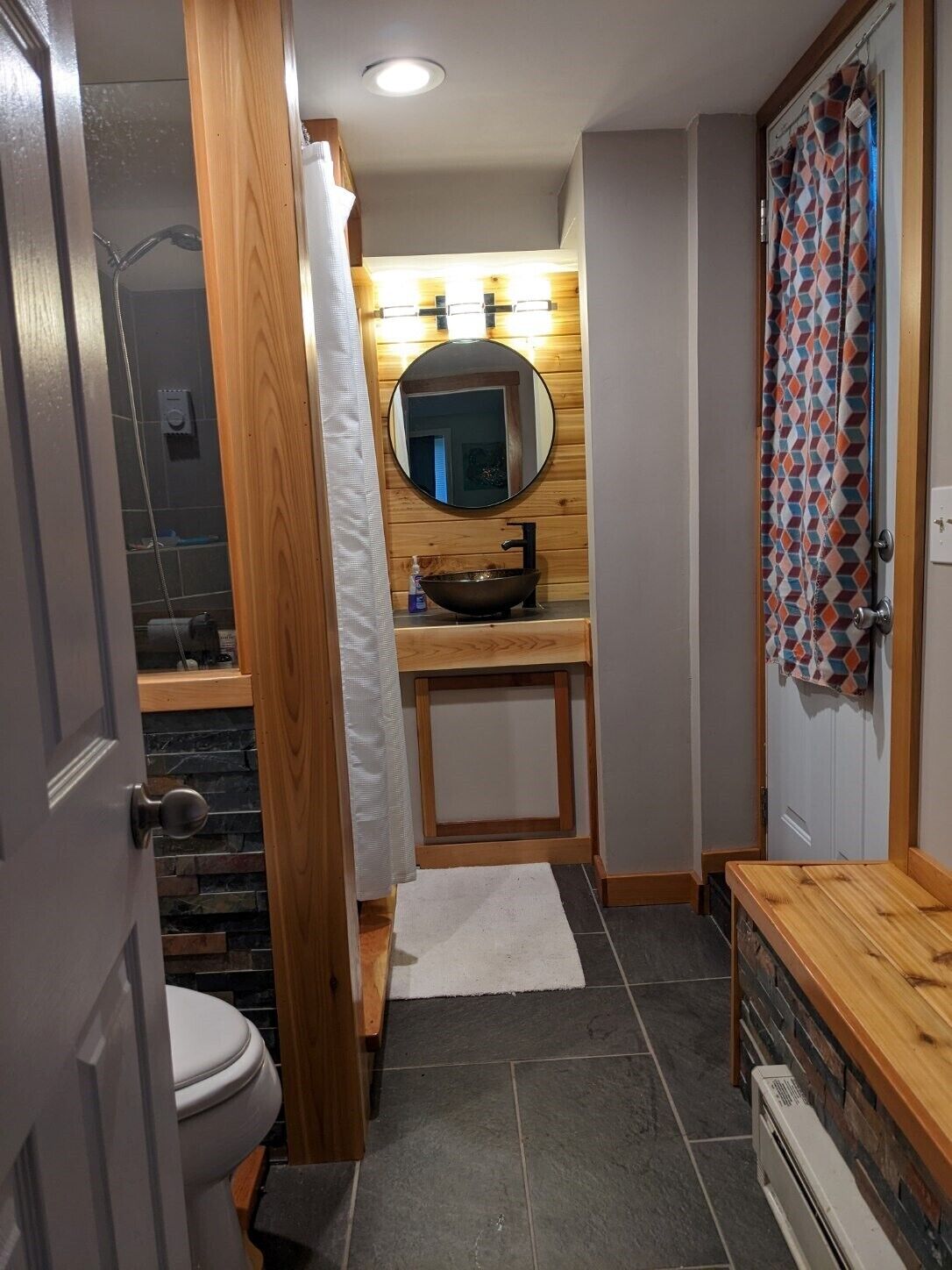 Douche, sèche-cheveux, papier toilette