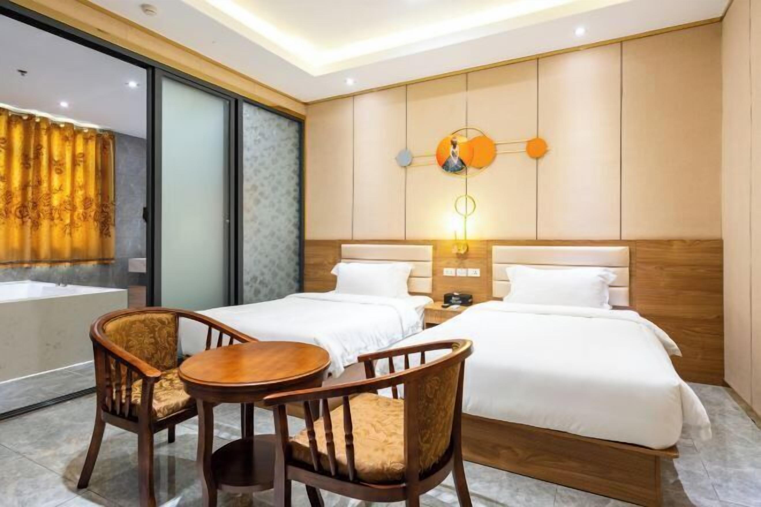 Premium bedding, individually decorated, individually furnished, desk