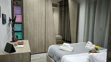 2 Schlafzimmer, BĂŒgeleisen/BĂŒgelbrett, Reisekinderbett, kostenloses WLAN