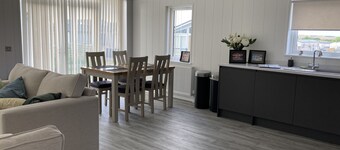 Beach Base Lodge. Perfect place to explore North Cornwall and the Seven Bays.