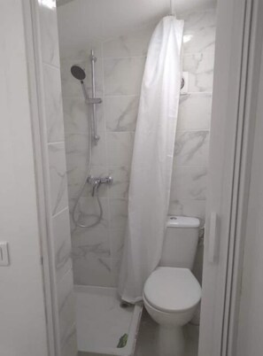 Shower, hair dryer, soap, shampoo - Très Beau Studio aux Portes de Paris (Ivry-sur-Seine)