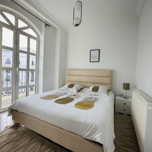 Leilighet – comfort | 1 soverom, strykejern/-brett og sengetøy