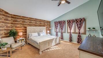 4 habitaciones, escritorio, tabla de planchar con plancha y wifi gratis