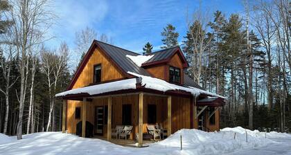 Cozy cabin nestled in the woods, 5 minutes to Sunapee Mountain & lake!