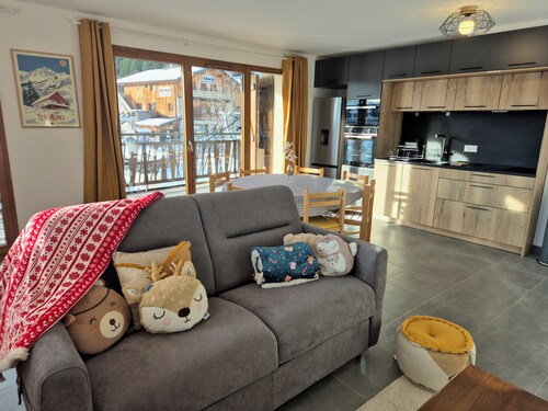 Spacieux appartement au pied des pistes