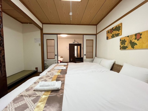 5 chambres, accès au Wi-Fi (inclus), literie fournie