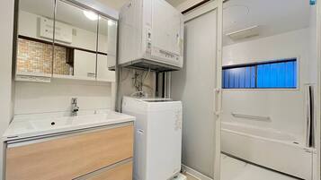 Free toiletries, hair dryer, towels, shampoo