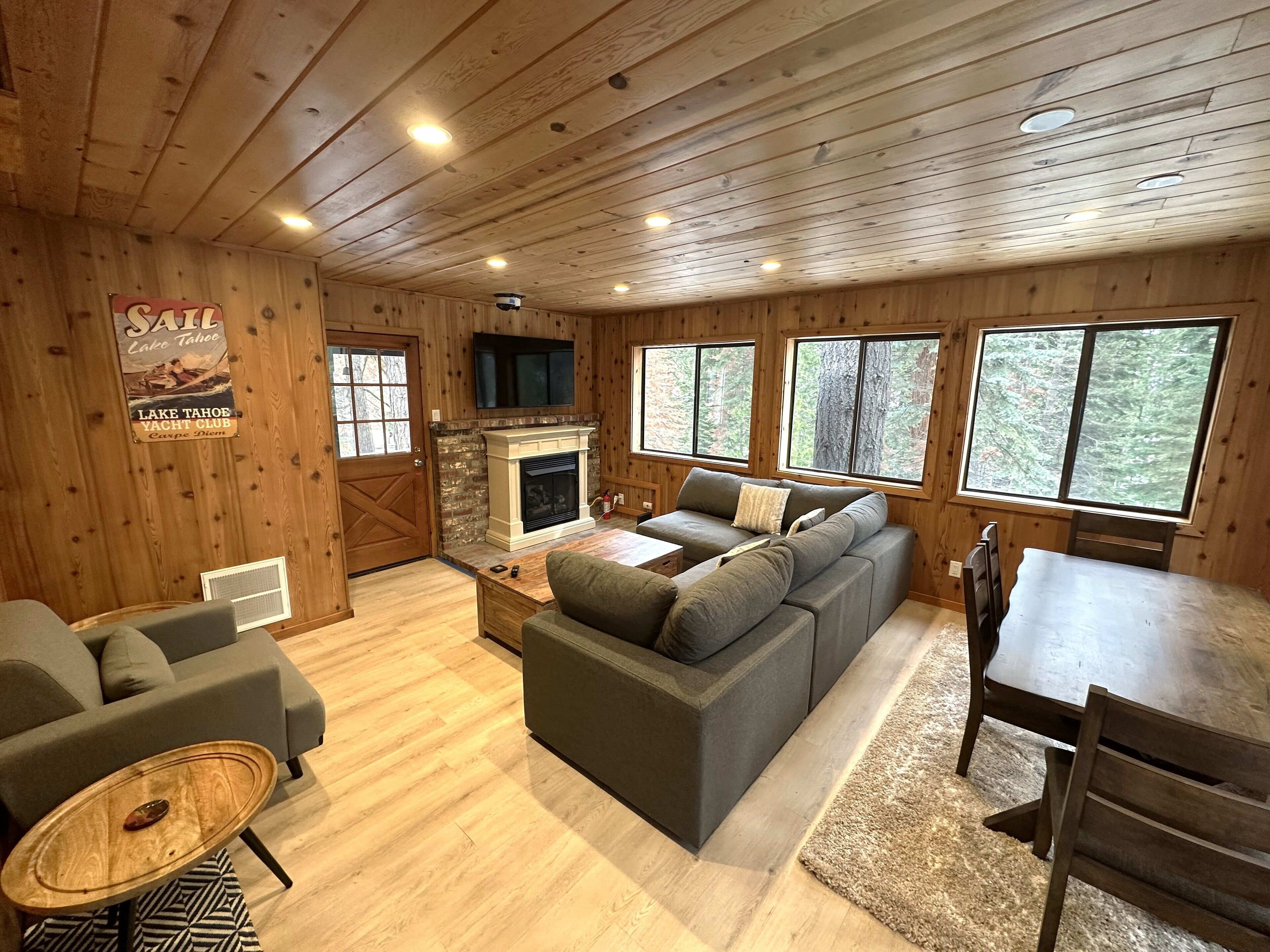 Fully remodeled, Ski in Ski Out Cabin at Homewood. Blocks from the Lake!