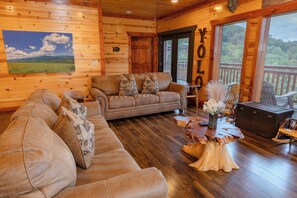 Smart TV, fireplace, video games, printers