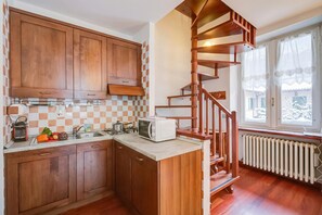 Private kitchen - La Torre In The Center Of Town (Sauze d'Oulx)