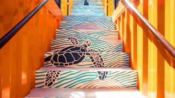 Handrails in stairways