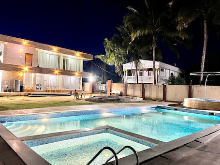 Pool. Chaubey Farms- Relax & Rejoice
- The best farm stay in Hyderabad