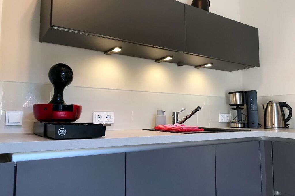 Kühlschrank, Ofen, Herdplatte, Geschirrspüler