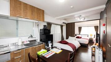 Apartemen | 1 kamar tidur, Wi-Fi gratis, dan seprai linen